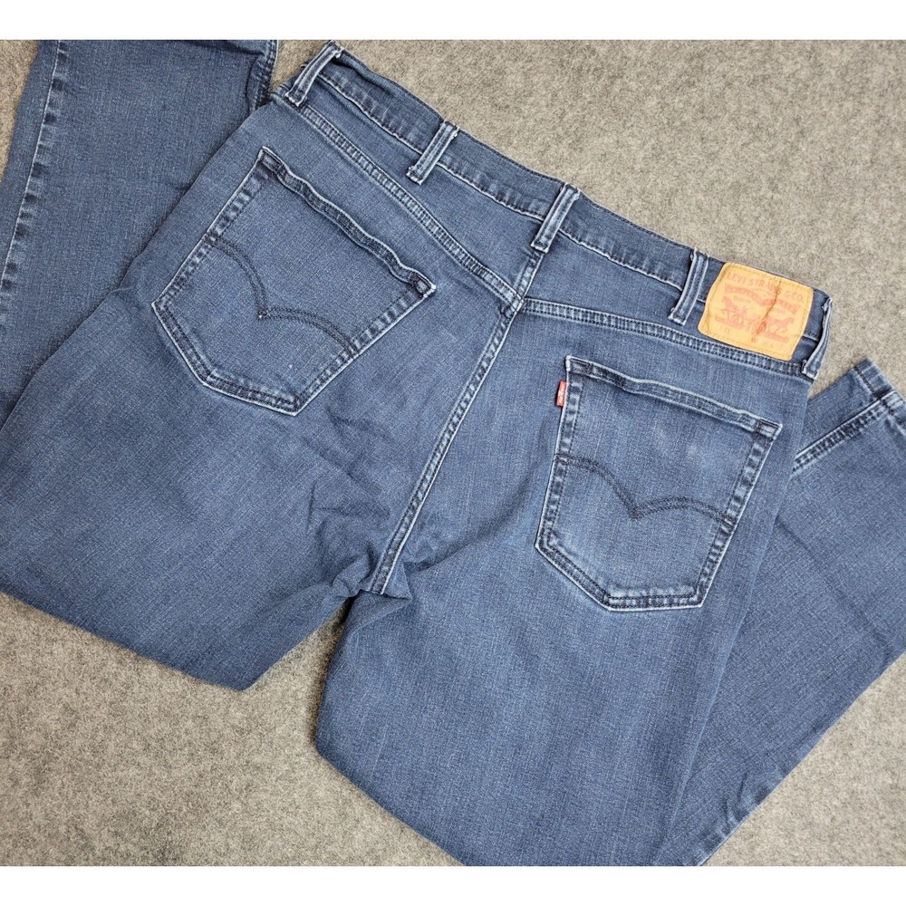 Levis 541 Jeans Mens 38x30 Blue Denim‎ Stretch Athletic Fit Dad Everyday Casual
